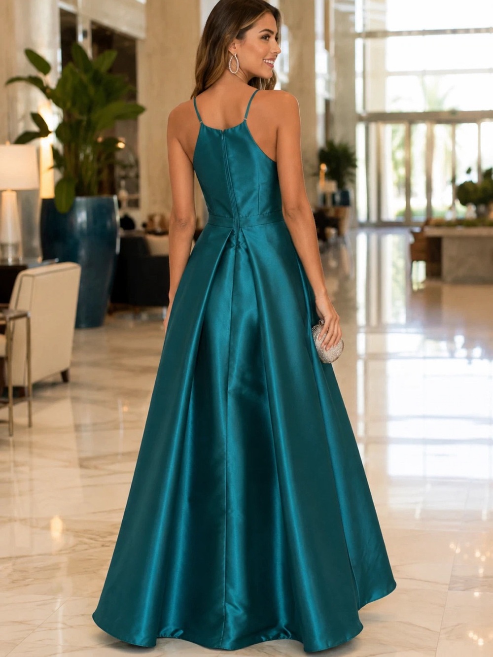Lulus Broadway Show Emerald Green High-Low Gown Women's Size Small
New With Tags - Picture 3 of 6